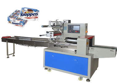 Steamed Bread Food Packaging Machine , Automatic Horizontal Flow Wrap Machine