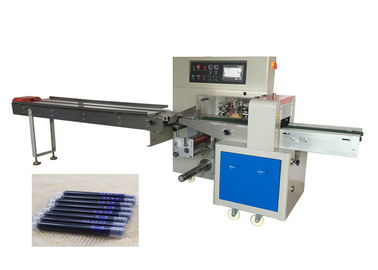 PLC System Flow Wrapping Machine Pen Pencil Fountain Pen Back Sealing Package Bag