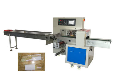 Semi Automatic Flow Packing Machine Cutlery Tableware Use Back Sealing Bag